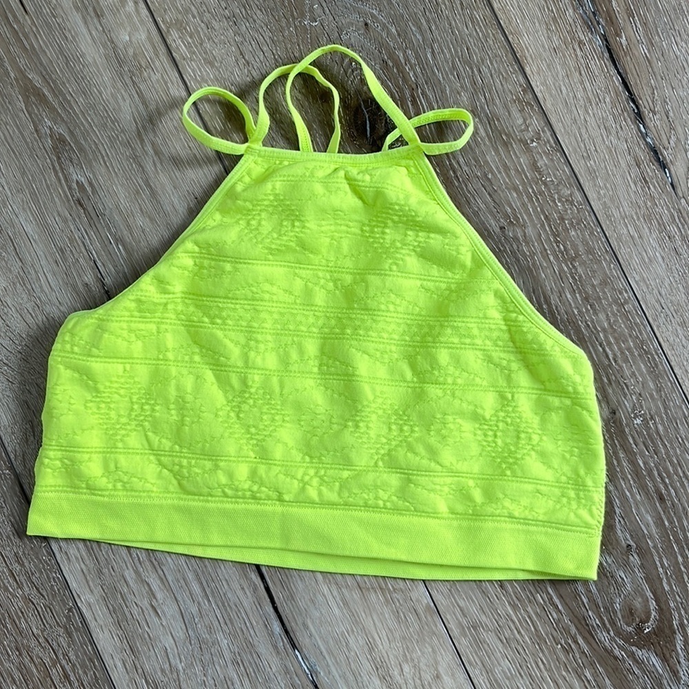 Victoria’s Secret Lime Green High Neck Bralette